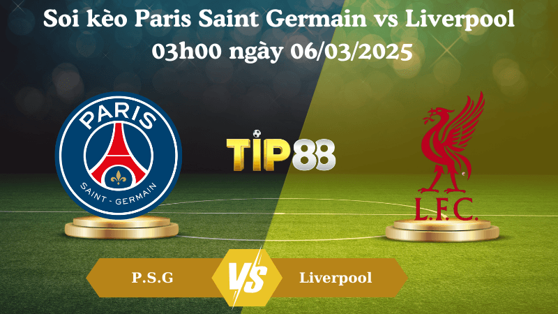 TIP88 Nhận định soi kèo Paris Saint Germain vs Liverpool 03h00 ngày 06/03/2025 - Champions League