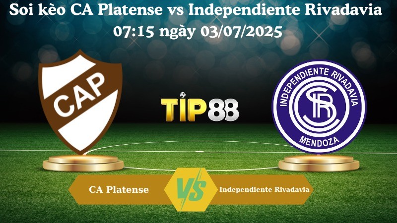 TIP88 Nhận định soi kèo CA Platense vs Independiente Rivadavia 07:15 ngày 03/07/2025 - Copa Argentina