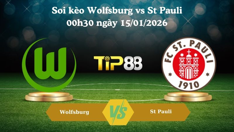 TIP88 Nhận định soi kèo Wolfsburg vs St Pauli 00h30 ngày 15/01/2026 - Bundesliga