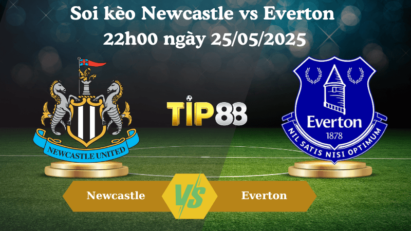 TIP88 Nhận định soi kèo Newcastle vs Everton 22h00 ngày 25/05/2025 - Ngoại hạng Anh