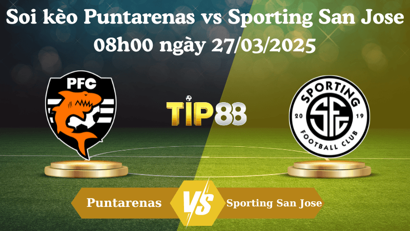 TIP88 Nhận định soi kèo Puntarenas vs Sporting San Jose 08h00 ngày 27/03/2025 - VĐQG Costa Rica