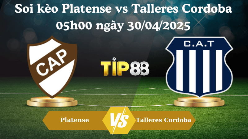 TIP88 Nhận định soi kèo Platense vs Talleres Cordoba 05h00 ngày 30/04/2025 - VĐQG Argentina