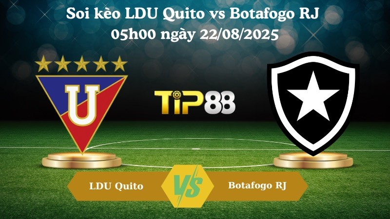 TIP88 Nhận định soi kèo LDU Quito vs Botafogo RJ 05h00 ngày 22/08/2025 - Copa Libertadores