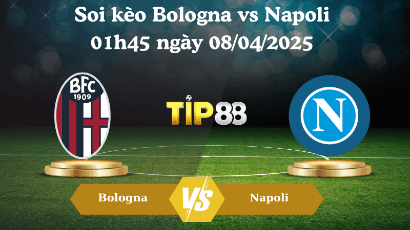TIP88 Nhận định soi kèo Bologna vs Napoli 01h45 ngày 08/04/2025 - Serie A