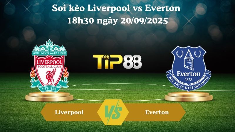 TIP88 Nhận định soi kèo Liverpool vs Everton 18h30 ngày 20/09/2025 - Ngoại hạng Anh