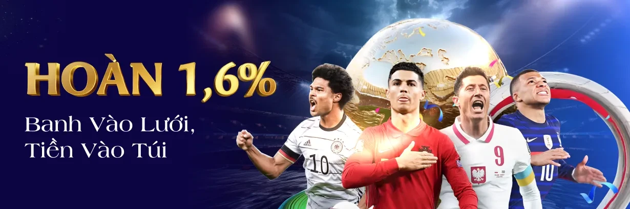 TIP88 Hoàn Trả Thể Thao 1.6%