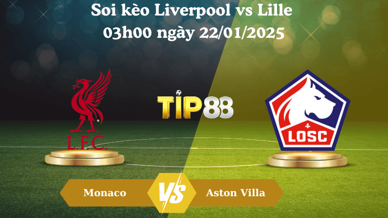 TIP88 Nhận định soi kèo Liverpool vs Lille 03h00 ngày 22/01/2025 - Champions League