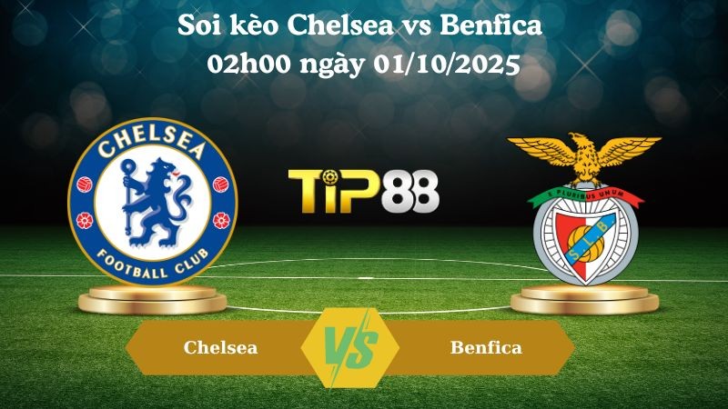 TIP88 Nhận định soi kèo Chelsea vs Benfica 02h00 ngày 01/10/2025 - Champions League