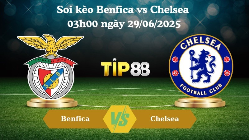 TIP88 Nhận định soi kèo Benfica vs Chelsea 03h00 ngày 29/06/2025 - FIFA Club World Cup