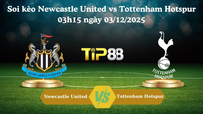 TIP88 Nhận định soi kèo Newcastle United vs Tottenham Hotspur 03h15 ngày 03/12/2025 – Ngoại hạng Anh